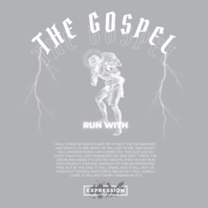 Run With The Gospel - Mens Block T shirt Design