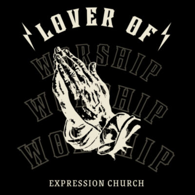 Lover Of Worship - Mens Relax Hood Design