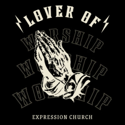 Lover Of Worship - Mens Block T shirt Design